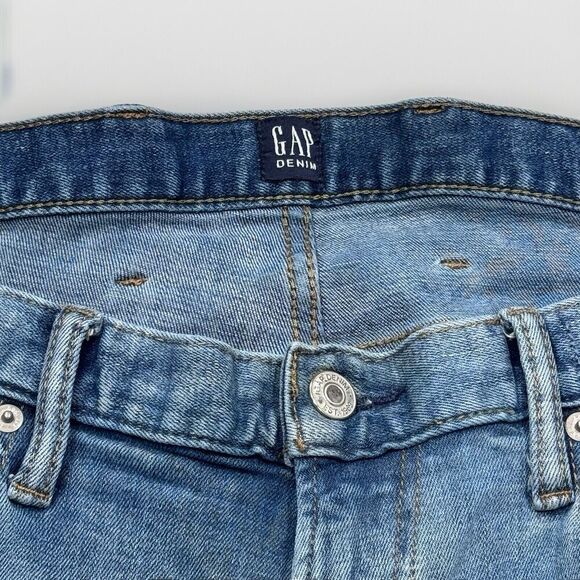 Gap Jeans Mens Size 38x34 Measures 39x34 Slim Blue Denim Stretch - Picture 3 of 13